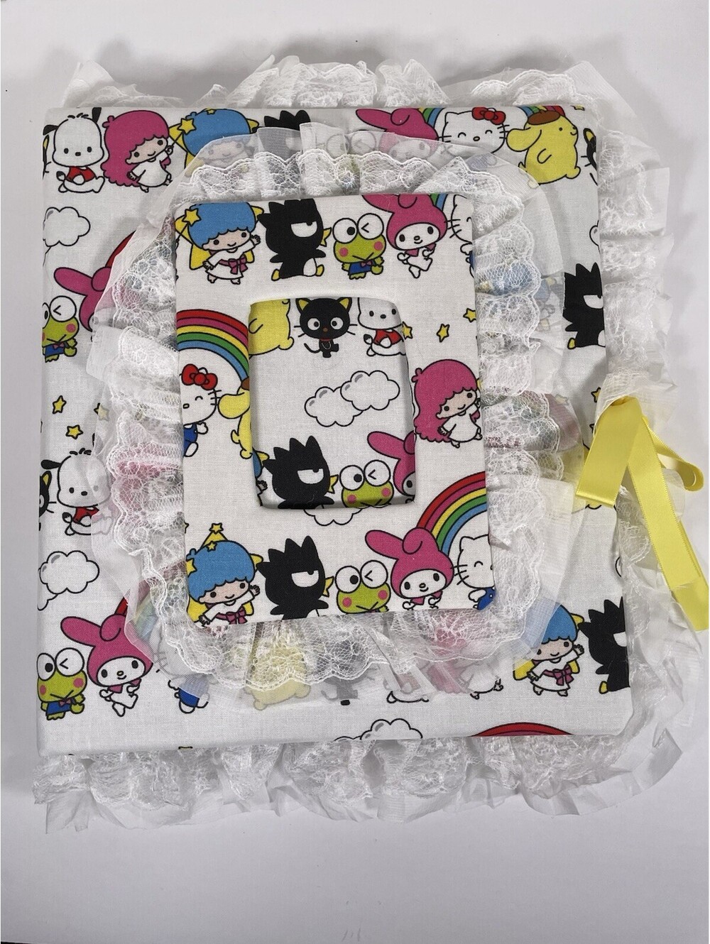 OOAK Handmade Hello Kitty Friends Lace Photocard Binder Album Kpop Sanrio